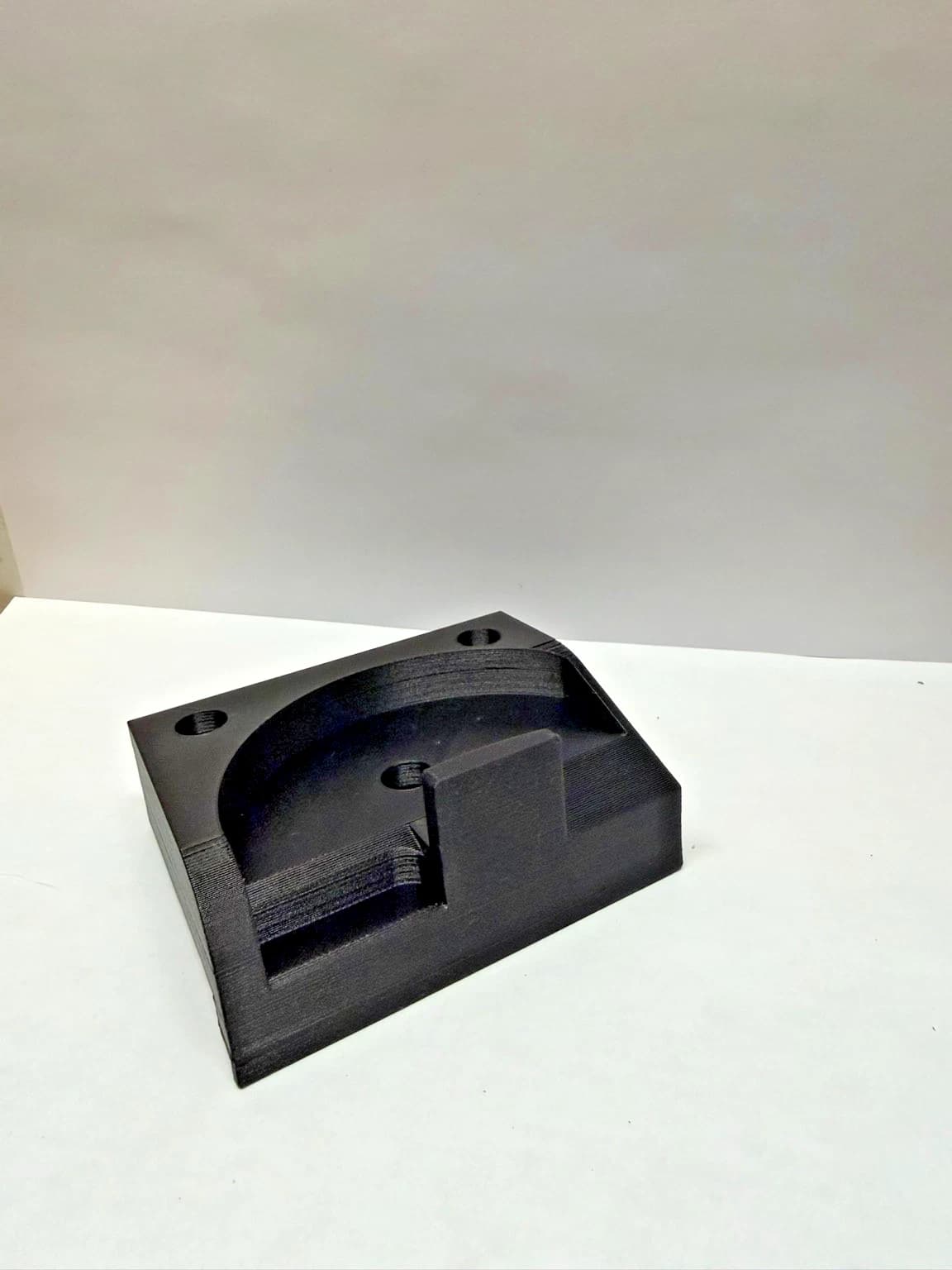 Front view of the NRP-CHB-001 lower door catch housing