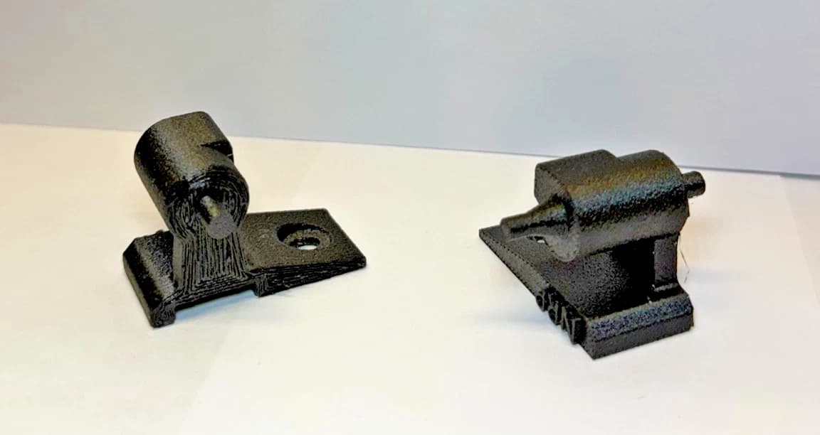 Angled view of the NRP-FH-011 extra reinforced hinge pair
