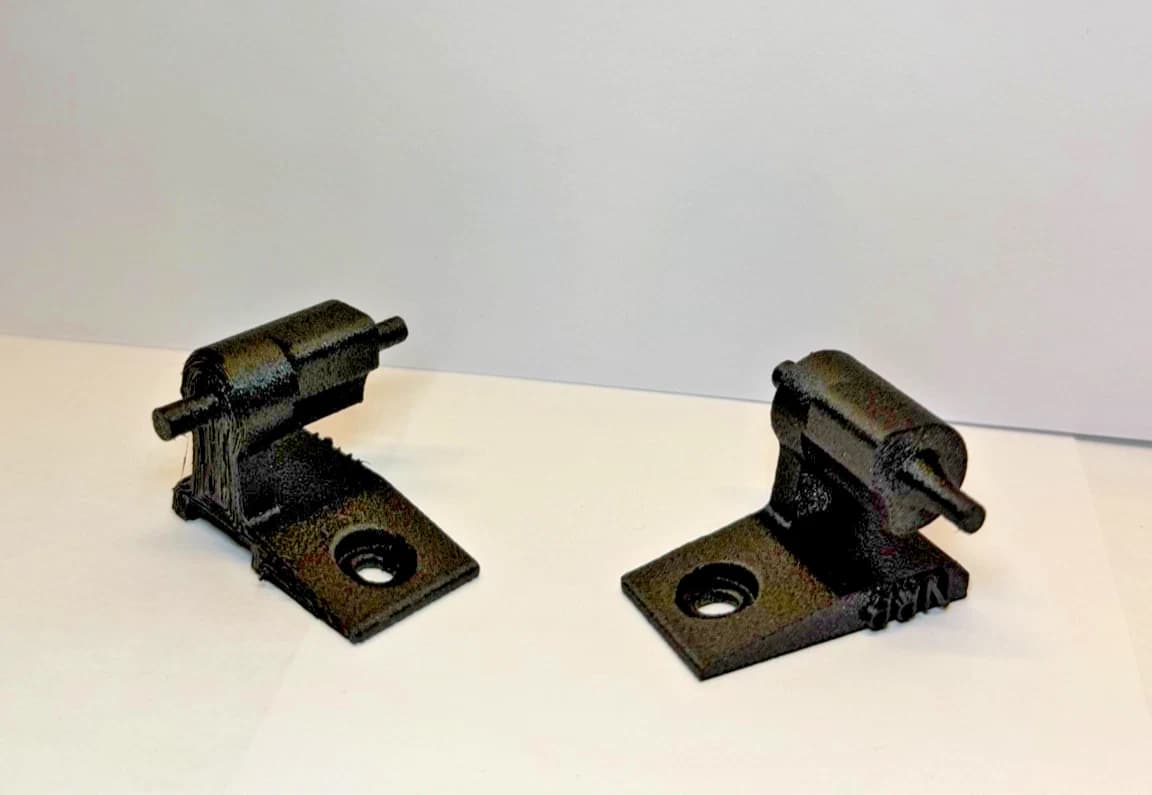 Pair of NRP-FH-011 extra reinforced refrigerator flapper hinges